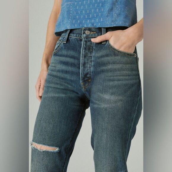 Lucky Brand Drew Mom high rise taper jeans size 28 - Picture 11 of 16